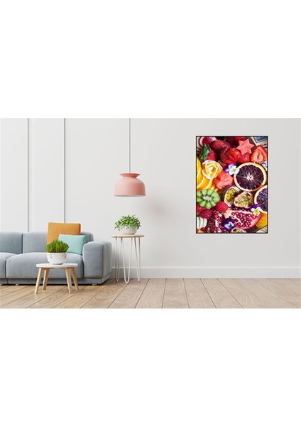 Meyve Festivali 51 x 81 Elmas Mozaik Tablo