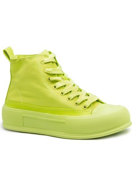Gj 325 1 Yeşil Bayan Sneaker Kadın Casual