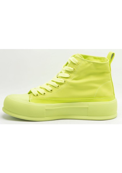 Gj 325 1 Yeşil Bayan Sneaker Kadın Casual