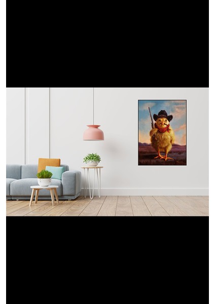 Kovboy Civciv 40 x 50 Elmas Mozaik Tablo