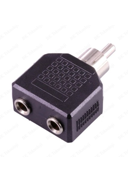 Rca Erkek To 2x3.5mm Mono Çevirici Adaptör