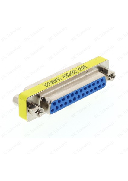 DB25 Dişi - Dişi Cinsiyet Değiştirici Adaptör