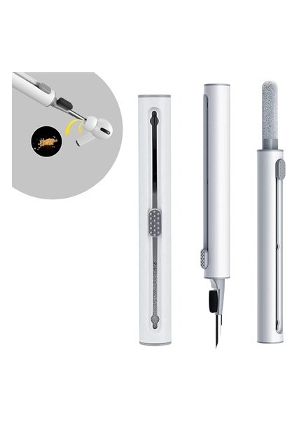 Çok Amaçlı Yumuşak Fırçalı Kablosuz Kulaklıklar Için Kulaklık Temizleme Kiti