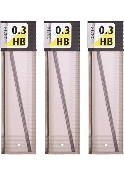 0.3 Kalem Ucu Hb 60 mm 3 Paket 0,3 Min Kalem Uç Teknik Kalem Yedeği Mono Tombow Hb 60 mm 3 Paket