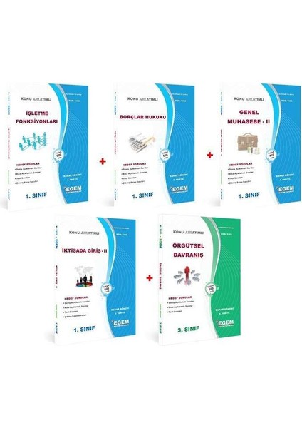 Açık Öğretim İşletme Yönetimi 1. Sınıf Bahar Dönemi 2 Dönem Konu Anlatımlı Soru Bankası