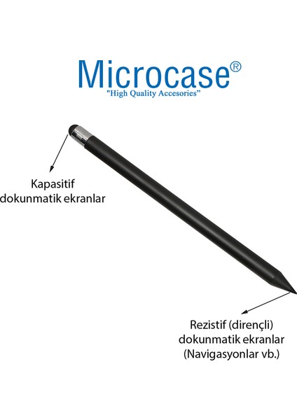 Universal Telefon Tablet Navigasyon 2in1 Stylus Pen Dokunmatik Kalem - AL3465 modelleri