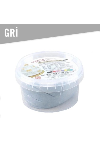 Şeker Sugar Şeker Hamuru Gri 200 gr
