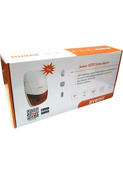 AV-02WF Wifi Akıllı Ev Alarm Sistem Seti