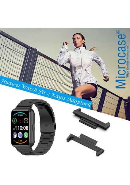 Huawei Watch Fit 2 Metal Kordon Kayış Adaptörü 20MM Çevirici Dönüştürücü - AL3141 modelleri