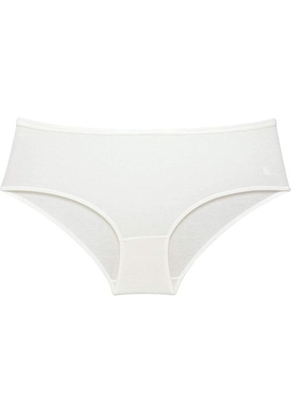 3 Adet Kadın Yüksek Bel Bato Külot Beyaz Gri Krem modelleri