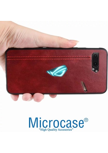 Asus Rog Phone 2 Deri Desenli Kılıf
