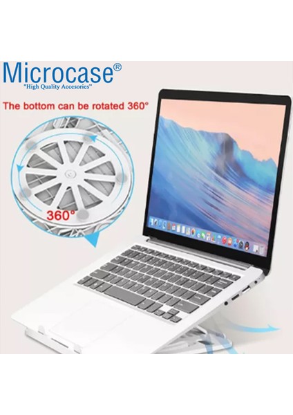 10-12 Inch Macbook Notebook Laptop Için 360 Dönerli Kademeli Masaüstü Stand - AL3481 fiyatları