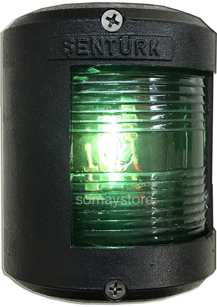 SL25 Tekne Silyon Feneri 225° Seyir Feneri 12-24V LED Sealux 95X120MM