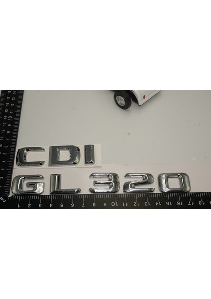 Benz Gl 320 Cdi Bagaj Krom Metal 3m 3D Yazı Logo