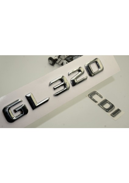 Benz Gl 320 Cdi Bagaj Krom Metal 3m 3D Yazı Logo fırsatları
