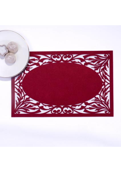 Bordo keçe amerikan servis, branch - 29x45 cm 1 adet