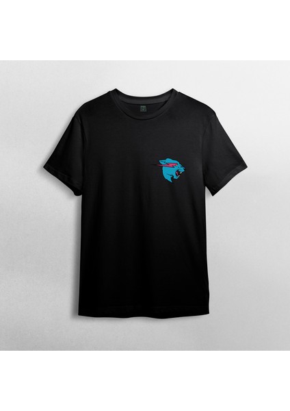 Mr. Beast %100 Pamuklu Bisiklet Yaka T-Shirt Model - 2