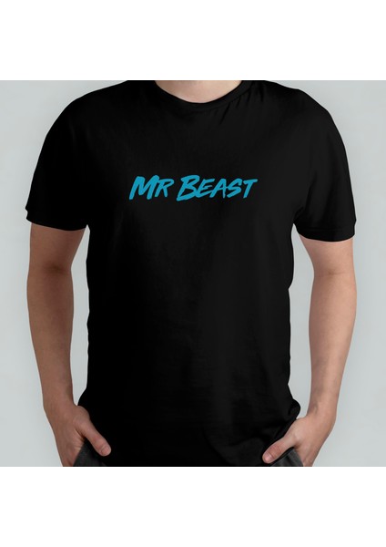 Mr. Beast %100 Pamuklu Bisiklet Yaka T-Shirt Model - 6