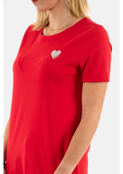 15244714-23Y Onlkıta S/s Logo Top Noos Kadın T-Shirt modelleri