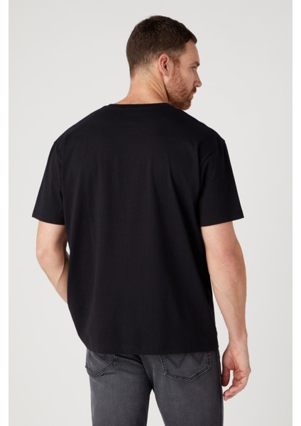 Wrangler Erkek Siyah Tişört fırsatları