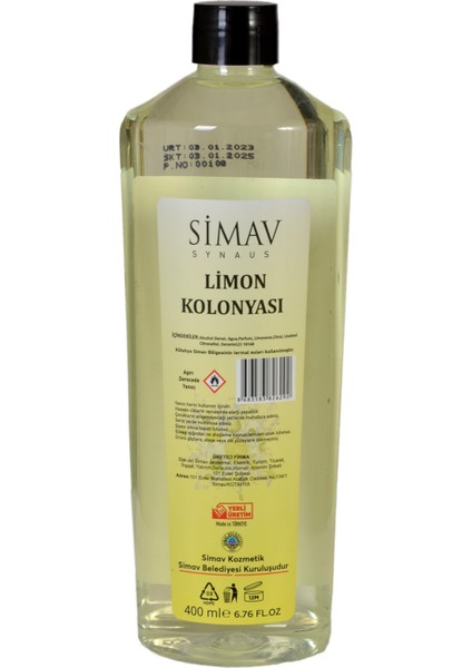 Termal Sulu Limon Kolonyası - 400 ml