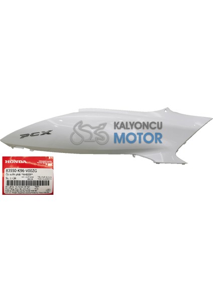 Honda Pcx 125 Sağ Arka Kapak Beyaz 2018-2020