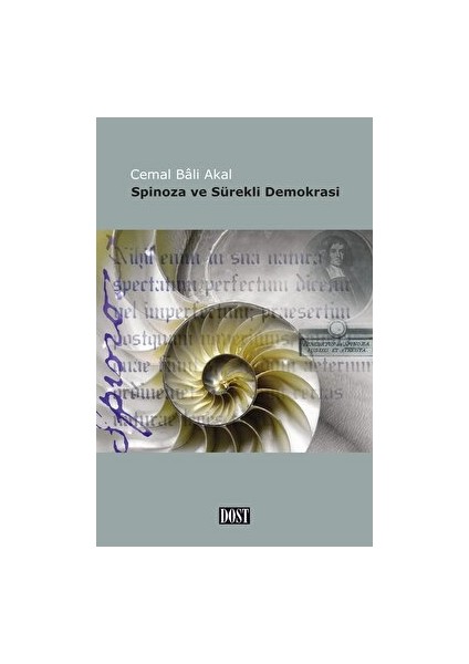 Spinoza ve Sürekli Demokrasi - Cemal Bali Akal