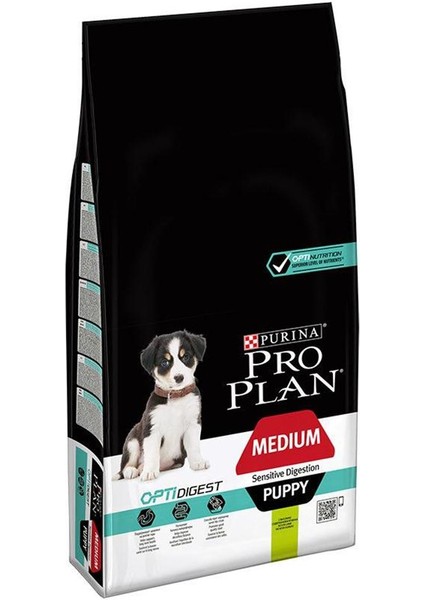 Proplan Medium Puppy Kuzu Etli Köpek 12KG Yavru Köpek Maması Sensitive Digestion