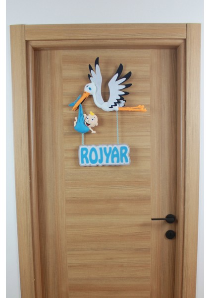 Rojyar Isimli Bebek ve Hastane Odası Kapı Süsü