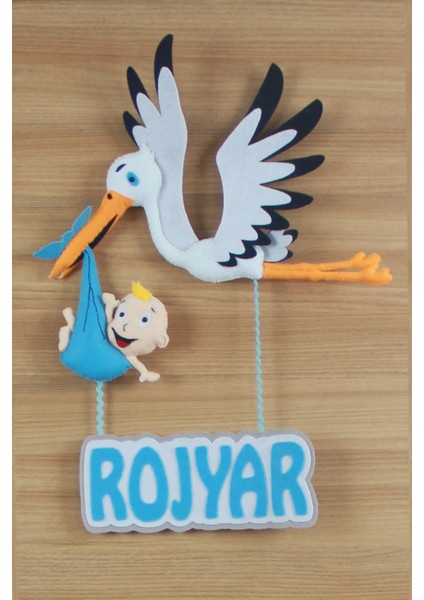 Rojyar Isimli Bebek ve Hastane Odası Kapı Süsü