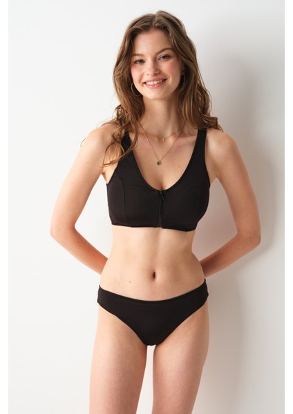Ibıza Hıpster Bikinitek Alt Siyah 239209