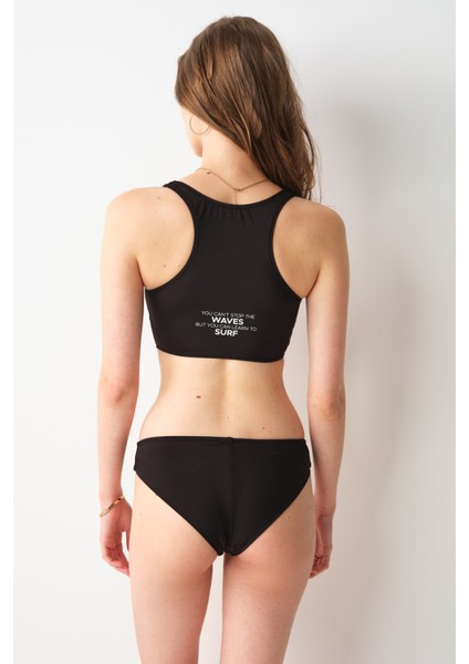 Ibıza Hıpster Bikinitek Alt Siyah 239209