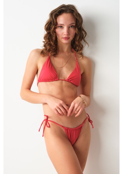 Marine İpli Bikini Tek Alt