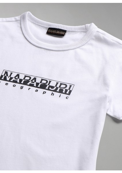 Beyaz Erkek Çocuk T-Shirt NP0A4G4PMBT1 K S-Box Ss 1 fırsatları