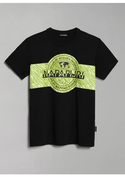 Siyah Erkek Çocuk T-Shirt NP0A4H2Z0411 K S-Pınzon fırsatları