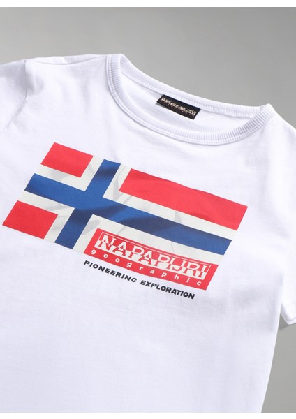 Çok Renkli Erkek Çocuk T-Shirt NP0A4H32FJ21 K S-Zamora indirimleri