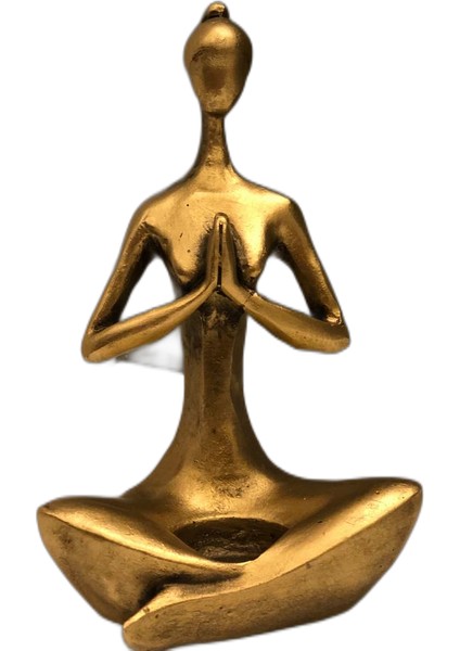 Yoga Kadın Mumluk Biblo