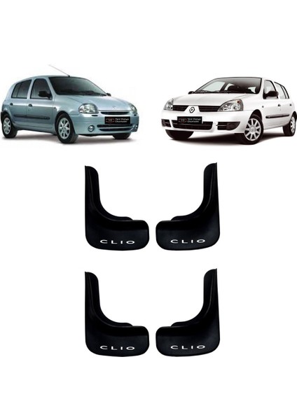 Renault Clio 2 1998-2005 Uyumlu 4 Lü Ön-Arka Paçalık Tozluk Çamurluk REN1UX001YD