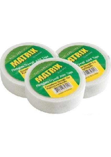 MATRİX Alçıpan Derz Bandı 50mm×90mt Derz Bantı 1 Adet
