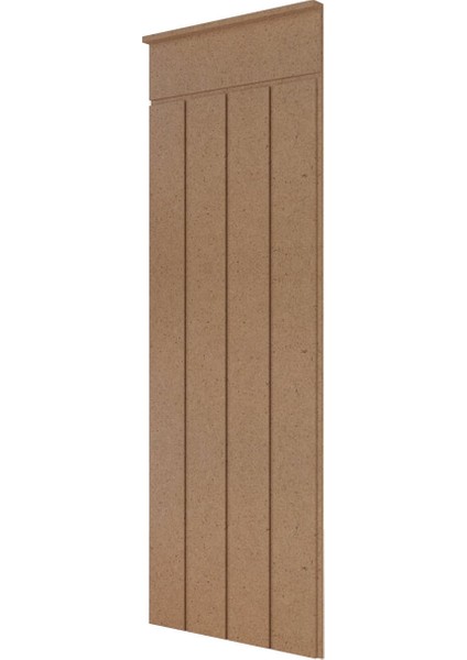 Dekoratif Duvar Paneli, Boyanabilir Ahşap 10 mm Ham Mdf Duvar Paneli