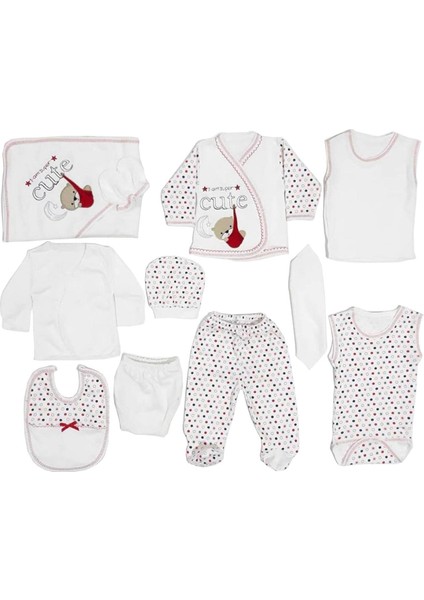 Bebe Cute 11 Li Yeni Doğan Hastane Cıkışı Zıbın Set