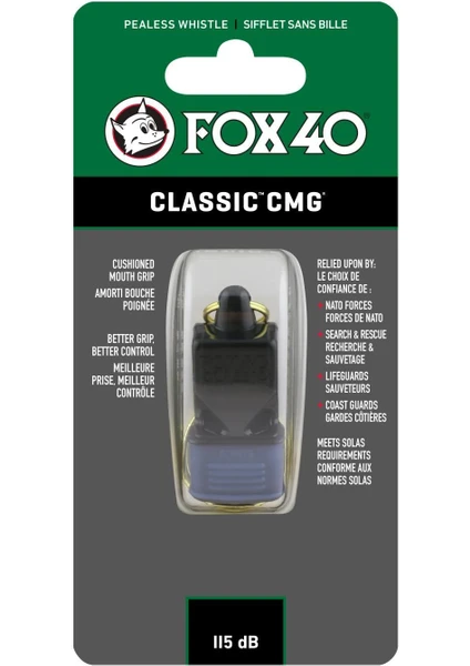 Fox 40 Classic Cmg Safety Düdük Siyah 9602-0000