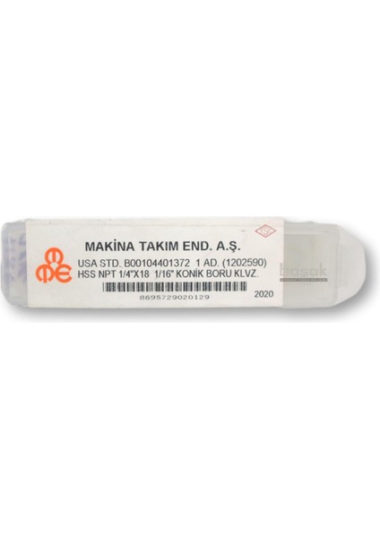 Npt 1/4 Konik Boru Makina Kılavuzu Hss modelleri