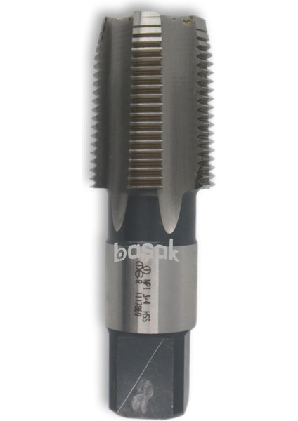 Npt 3/4 Konik Boru Makina Kılavuzu Hss