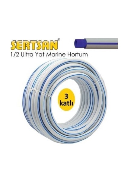 Ultra Yat Marine Hortum 1/2'' 25 Metre