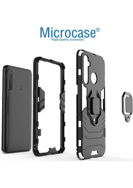 Xiaomi Mi 8lite Batman Serisi Yüzük Standlı Armor Kılıf - Siyah fiyatları