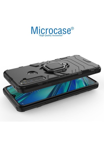 Xiaomi Mi 8lite Batman Serisi Yüzük Standlı Armor Kılıf - Siyah modelleri