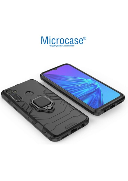 Xiaomi Mi 8lite Batman Serisi Yüzük Standlı Armor Kılıf - Siyah fırsatları