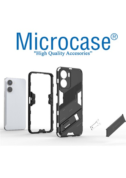 Vivo Y16 4g 2022 Matrix Serisi Armor Standlı Perfect Koruma Kılıf - Siyah AL3416 indirimleri