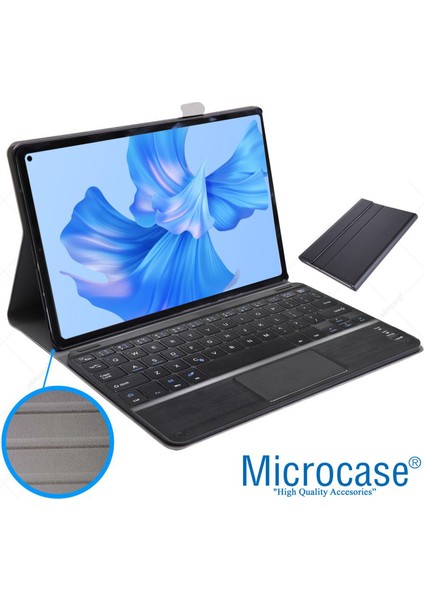 Huawei Matepad Pro 11 2022 Bluetooth Klavye + Touchpad Standlı Kılıf - Bkk2
